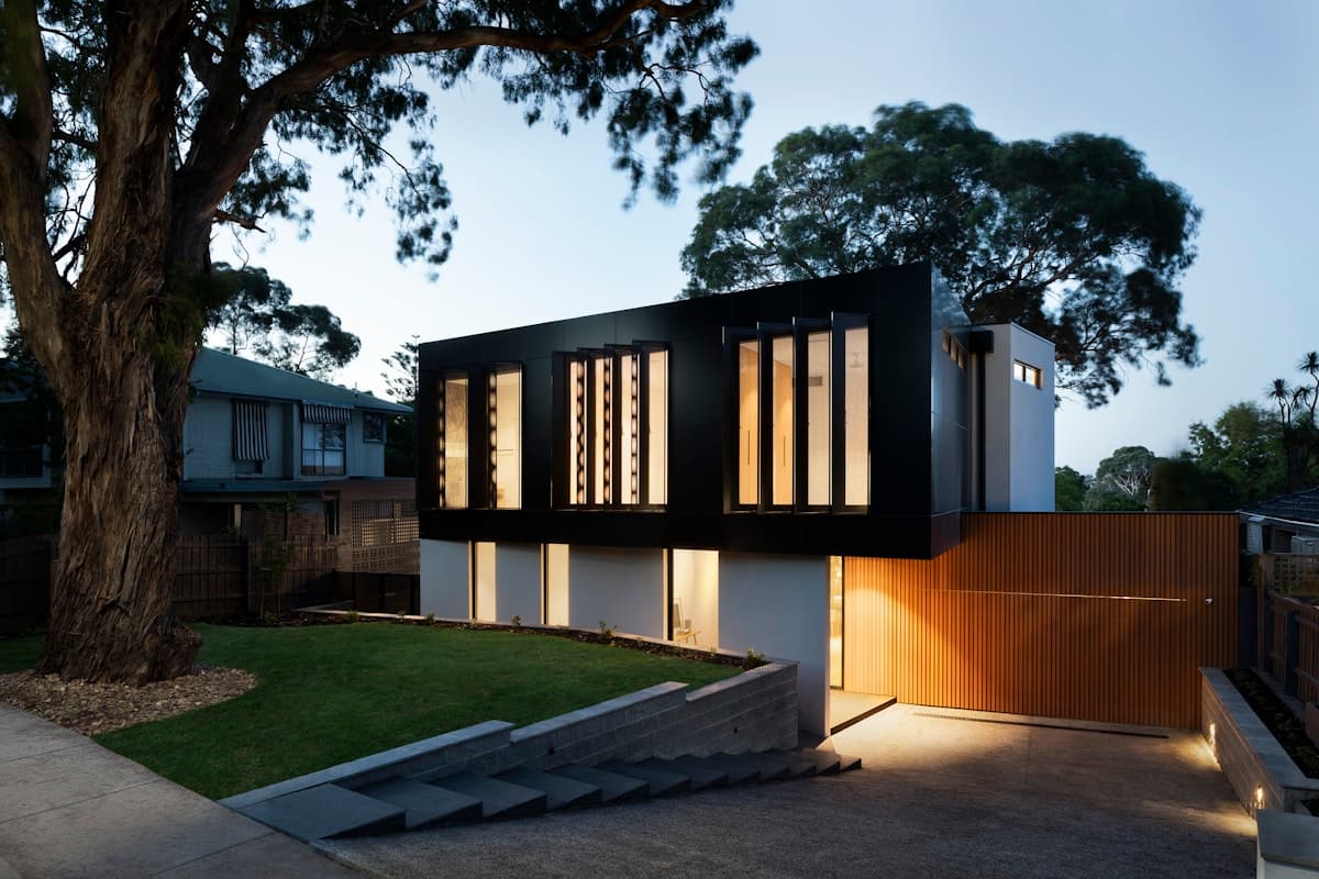 Bright contemporary living space showcasing flooring and finishes